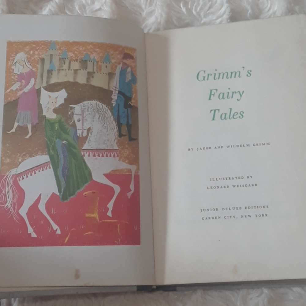 Two Vintage 1950's Books BLACK BEAUTY &  Grimm Brothers - Picture 12 of 12
